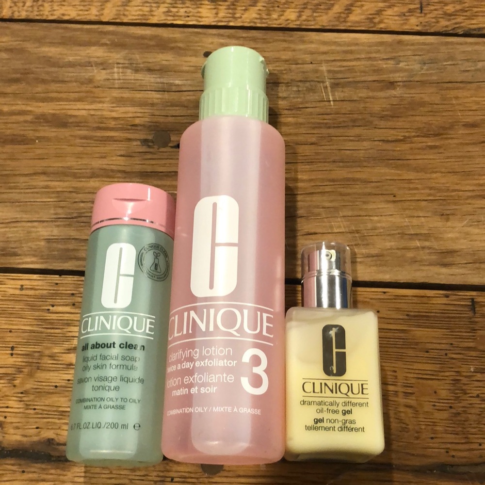 Clinique 3 step skin care